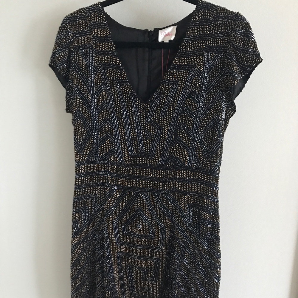BEAUTIFUL new w/o tags Parker beaded mini dress